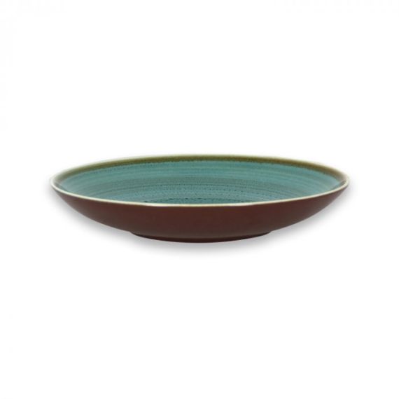 Тарелка "Coupe" круглая глубокая D 23 см, 690 мл, Lagoon TWIRL, Rak Porcelain