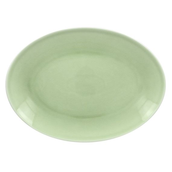 Тарелка овальная 32x23 см, Vintage Green, Rak Porcelain