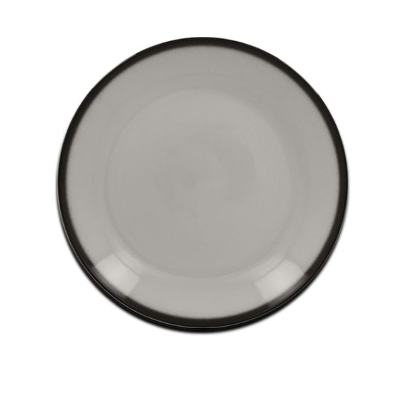 Тарелка круглая плоская серая D 18 см, Lea, Rak Porcelain