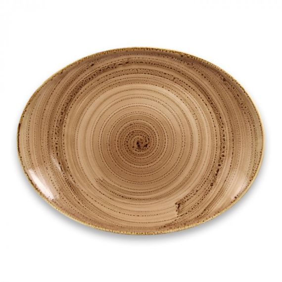 Тарелка овальная 32x23 см, Shell TWIRL, Rak Porcelain