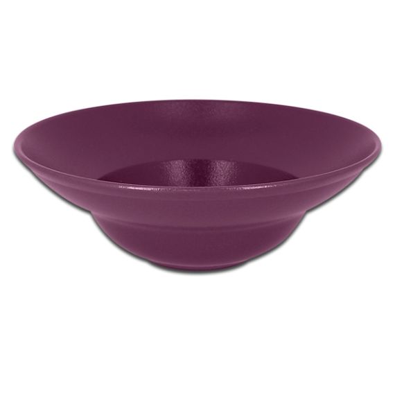 Тарелка круглая глубокая фиолетовая D 23 см, NeoFusion Mellow, Rak Porcelain