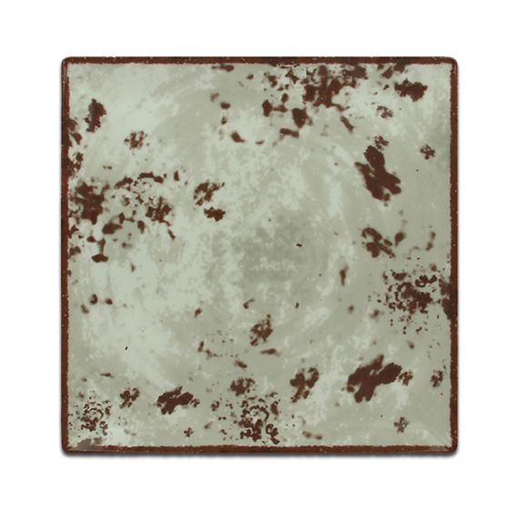 Тарелка квадратная плоская серая 24,5x24,5 см, Peppery, Rak Porcelain