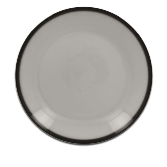 Тарелка круглая плоская серая D 29 см, Lea, Rak Porcelain