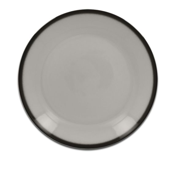 Тарелка круглая плоская серая D 27 см, Lea, Rak Porcelain