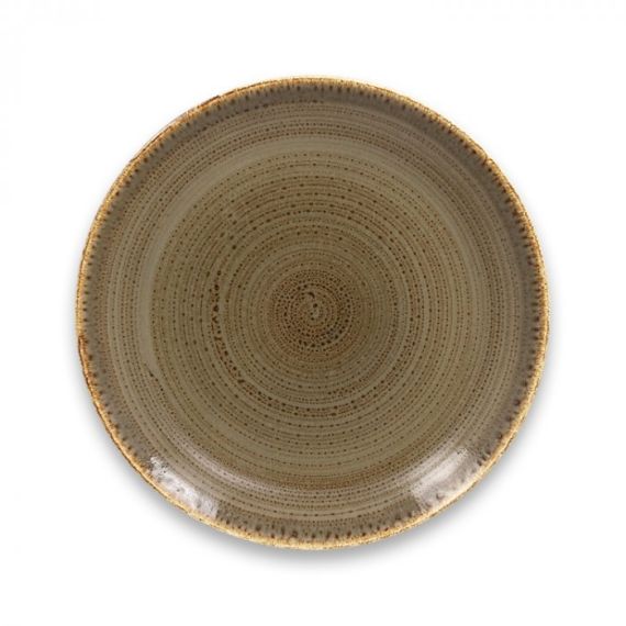 Тарелка "Coupe" круглая плоская D 24 см, Alga TWIRL, Rak Porcelain