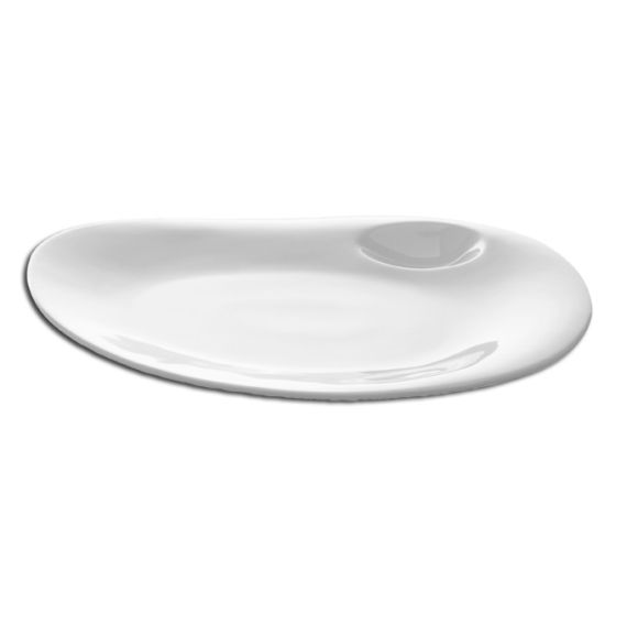 Тарелка Coupe овальная с 2 зонами 27x22,5 см, Nabur, Rak Porcelain