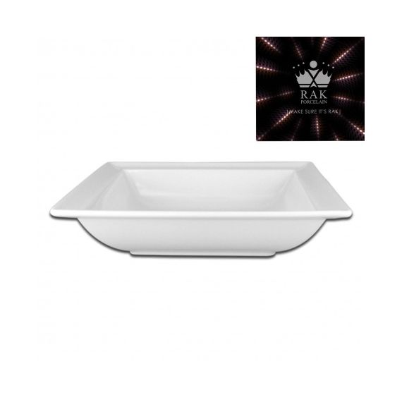 Салатник квадратный Classic Gourmet 450 мл, 18 см, фарфор, RAK Porcelain