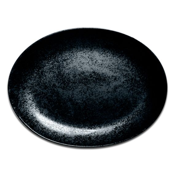 Тарелка овальная плоская 32x23 см, Karbon, Rak Porcelain