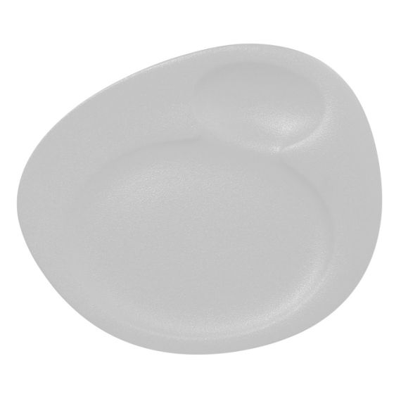 Тарелка для подачи с 2 зонами 32x26,5 см, NeoFusion Sand, Rak Porcelain