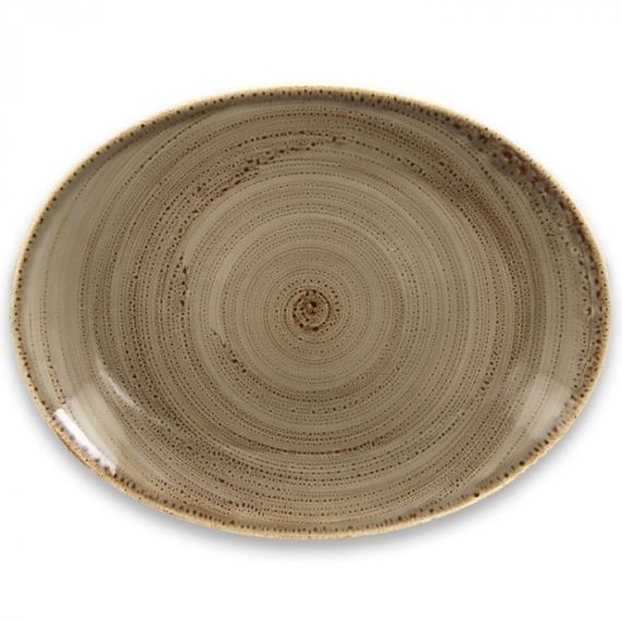 Тарелка овальная 36x27 см, Alga TWIRL, Rak Porcelain
