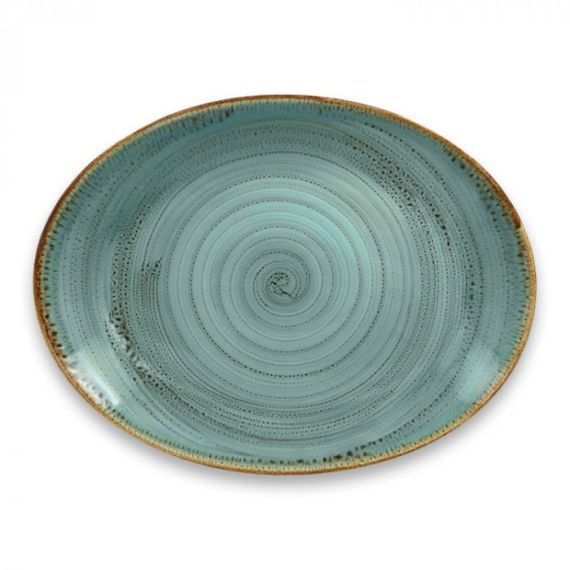 Блюдо овальное 32x23 см, Lagoon TWIRL, Rak Porcelain