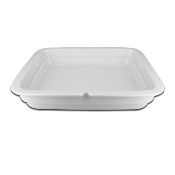 Тарелка прямоугольная 2 секционная 35x30 см, Buffet, Rak Porcelain