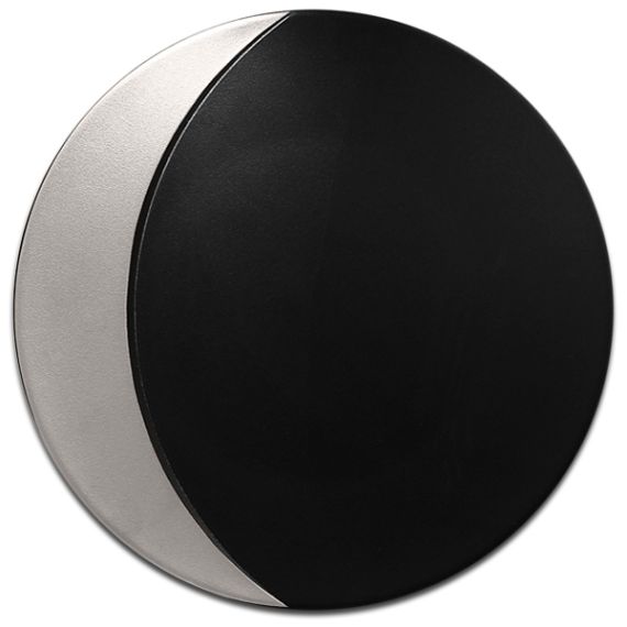 Тарелка круглая плоская с серебряным бортом D 31 см, Metalfusion, Rak Porcelain