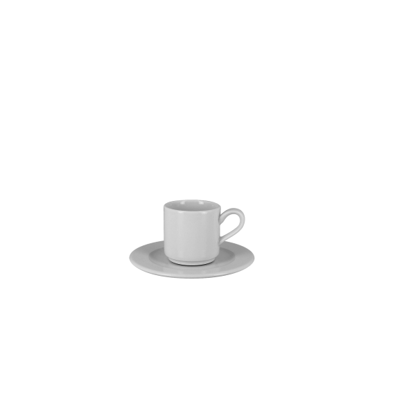 Чашка круглая штабелируемая Access 90 мл, фарфор, RAK Porcelain, изображение 3