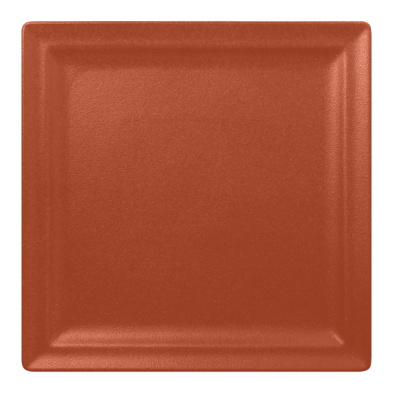 Тарелка квадратная плоская NeoFusion Terra, 30 см, фарфор, цвет коричневый, RAK Porcelain