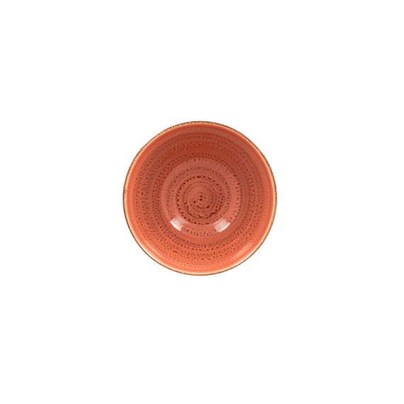 Салатник круглый Twirl Coral 900 мл, d=20 см, фарфор, RAK Porcelain