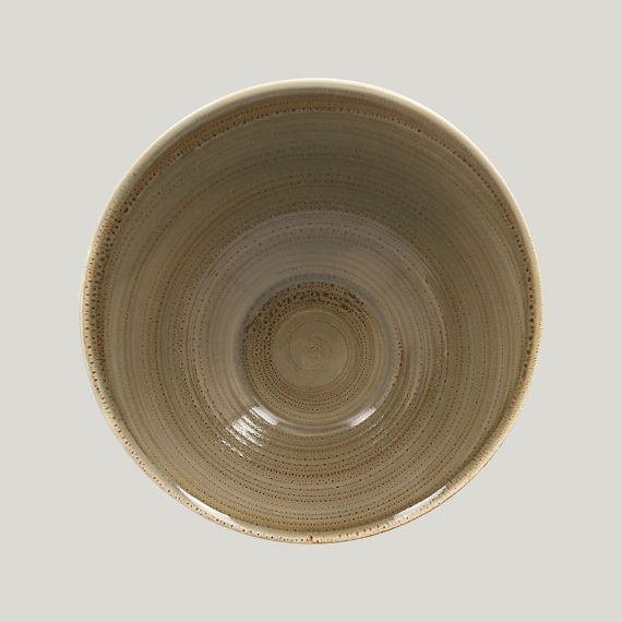 Ассиметричная тарелка Twirl Alga 650 мл, 22*9 см, RAK Porcelain