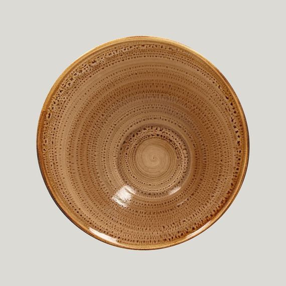 Ассиметричная тарелка Twirl Shell 650 мл, 22*9 см, RAK Porcelain