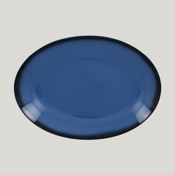 Блюдо овальное LEA Blue 26 см, синий цвет, RAK Porcelain