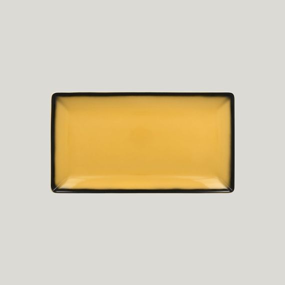 Блюдо прямоугольное LEA Yellow 33,5 см, желтый цвет, RAK Porcelain
