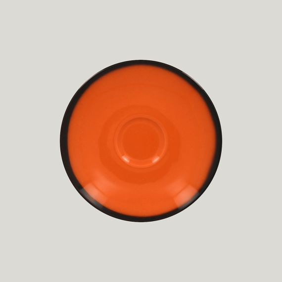 Блюдце LEA Orange 17 см, оранжевый цвет, RAK Porcelain