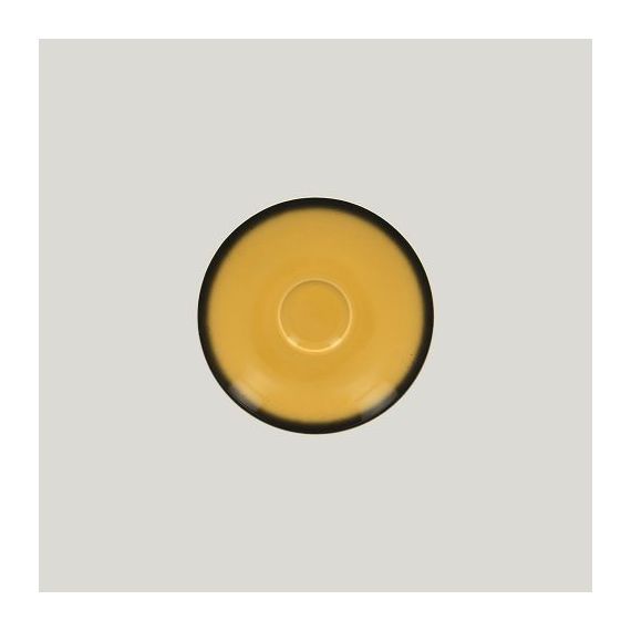 Блюдце LEA Yellow 15 см, желтый цвет, RAK Porcelain