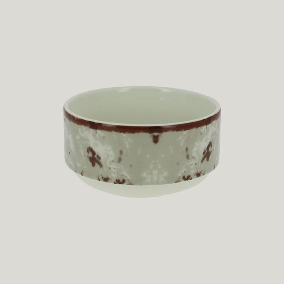Салатник Peppery круглый штабелируемый 300 мл, d 10 см, серый цвет, RAK Porcelain
