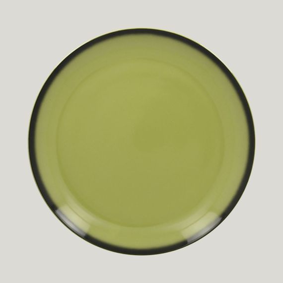 Тарелка круглая LEA Light green 27 см, зеленый цвет, RAK Porcelain