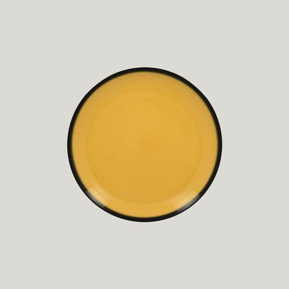 Тарелка круглая LEA Yellow 18 см, желтый цвет, RAK Porcelain