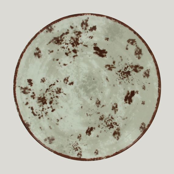 Тарелка Peppery круглая плоская 15 см, серый цвет, RAK Porcelain