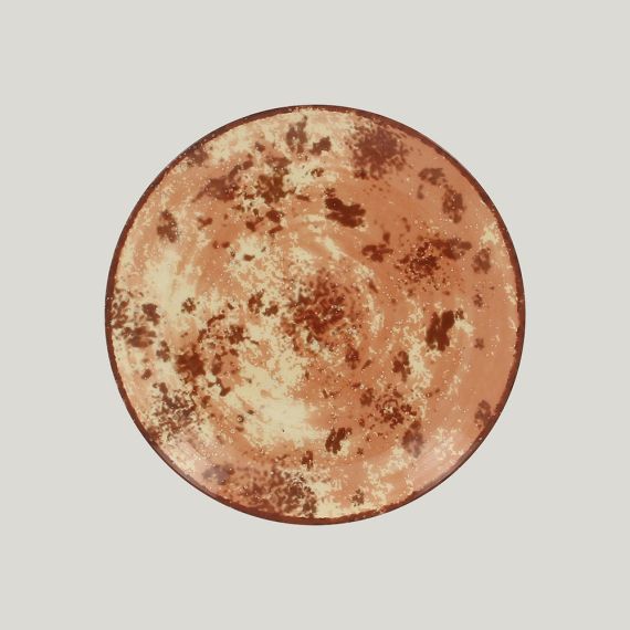 Тарелка Peppery круглая плоская 27 см, красный цвет, RAK Porcelain