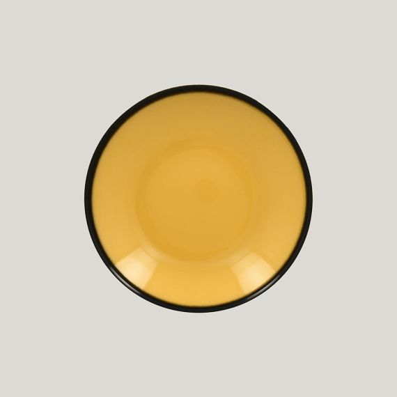 Тарелка-салатник LEA Yellow 26 см, высота 5 см, 1,2 л, желтый цвет, RAK Porcelain