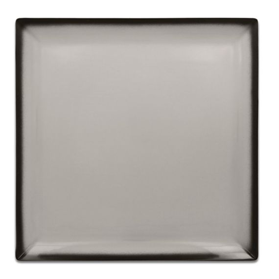 Тарелка квадратная плоская серая 30x30 см, Lea, Rak Porcelain