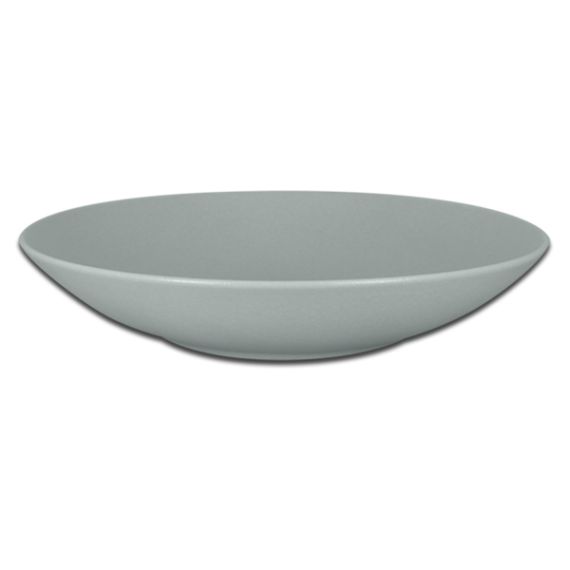 Тарелка "Coupe" круглая глубокая серая D 26 см, NeoFusion Mellow, Rak Porcelain