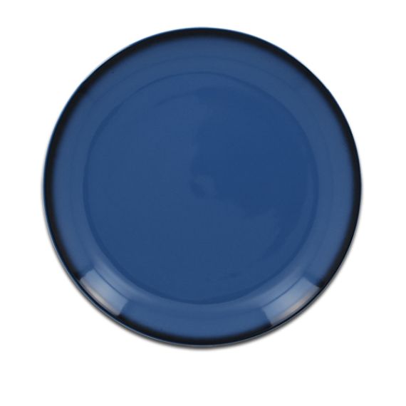 Тарелка круглая плоская синяя D 24 см, Lea, Rak Porcelain