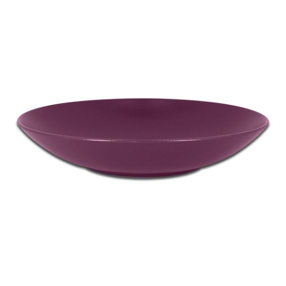Тарелка "Coupe" круглая глубокая фиолетовая D 23 см, NeoFusion Mellow, Rak Porcelain