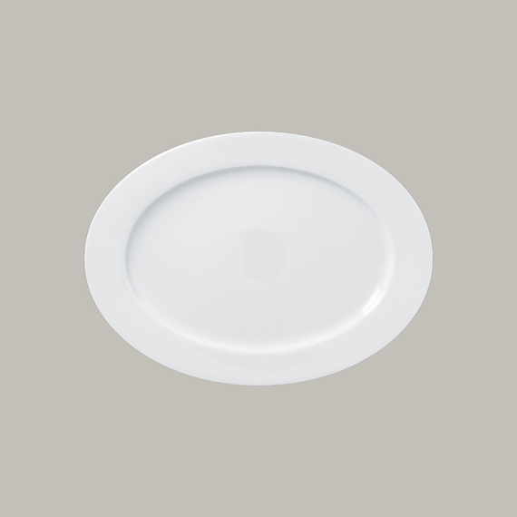 Тарелка овальная 28 см, плоская, фарфор, Access, Rak Porcelain