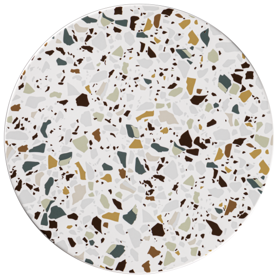 Тарелка круглая плоская D 31 см, фарфор Kerrazzo, Rak Porcelain