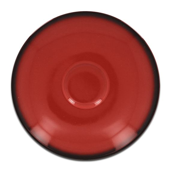 Блюдце круглое красное D 13 см, Lea, Rak Porcelain