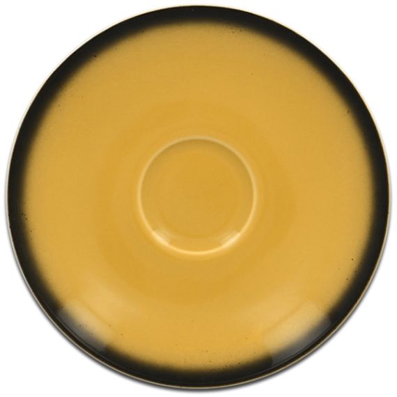 Блюдце круглое желтое D 17 см, Lea, Rak Porcelain