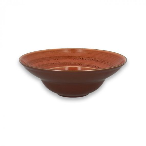 Тарелка круглая глубокая D 23 см, H 8 см, 320 мл, Coral TWIRL, Rak Porcelain