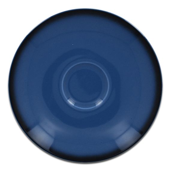 Блюдце круглое синее D 15 см, Lea, Rak Porcelain