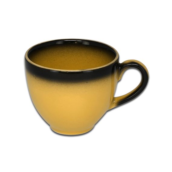Чашка круглая желтая 90 мл, Lea, Rak Porcelain