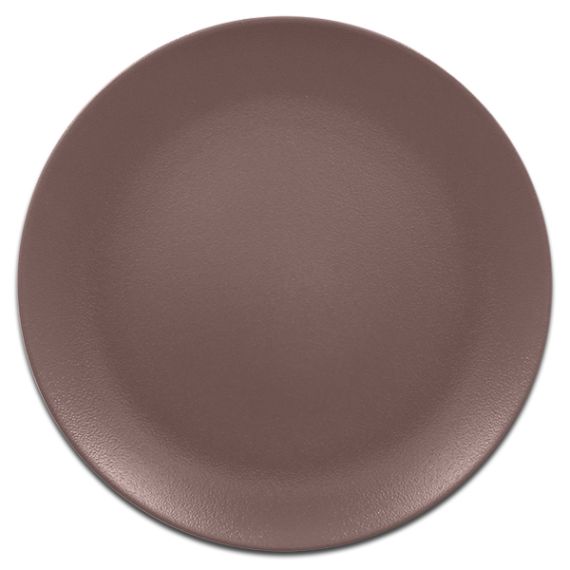 Тарелка круглая плоская коричневая D 29 см, NeoFusion Mellow, Rak Porcelain