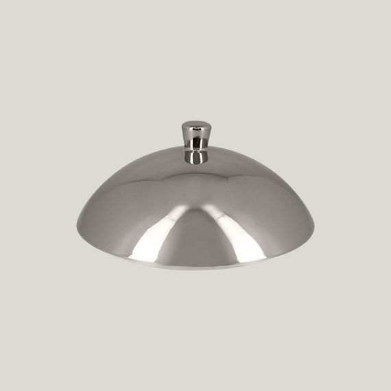 Клоша D 13.6 см, фарфор, цвет серебряный, Metalfusion, Rak Porcelain