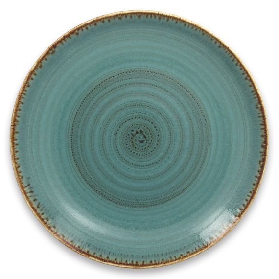 Тарелка "Coupe" круглая плоская D 29 см, Lagoon TWIRL, Rak Porcelain