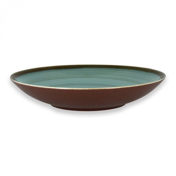 Тарелка "Coupe" круглая глубокая D 26 см, 1,2 л, Lagoon TWIRL, Rak Porcelain