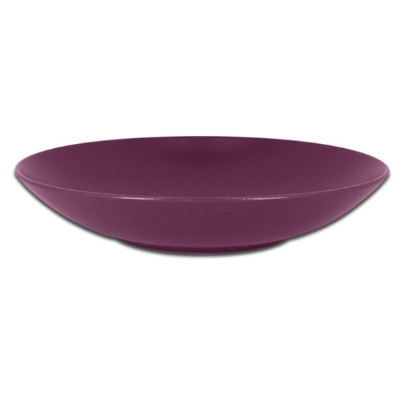 Тарелка "Coupe" круглая глубокая фиолетовая D 26 см, NeoFusion Mellow, Rak Porcelain