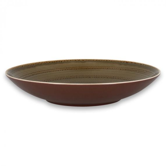 Тарелка "Coupe" круглая глубокая D 28 см, 1,25 л, Alga TWIRL, Rak Porcelain