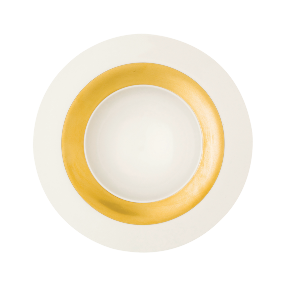 Тарелка круглая глубокая D 29 см, фарфор, Golden Ultra, Rak Porcelain